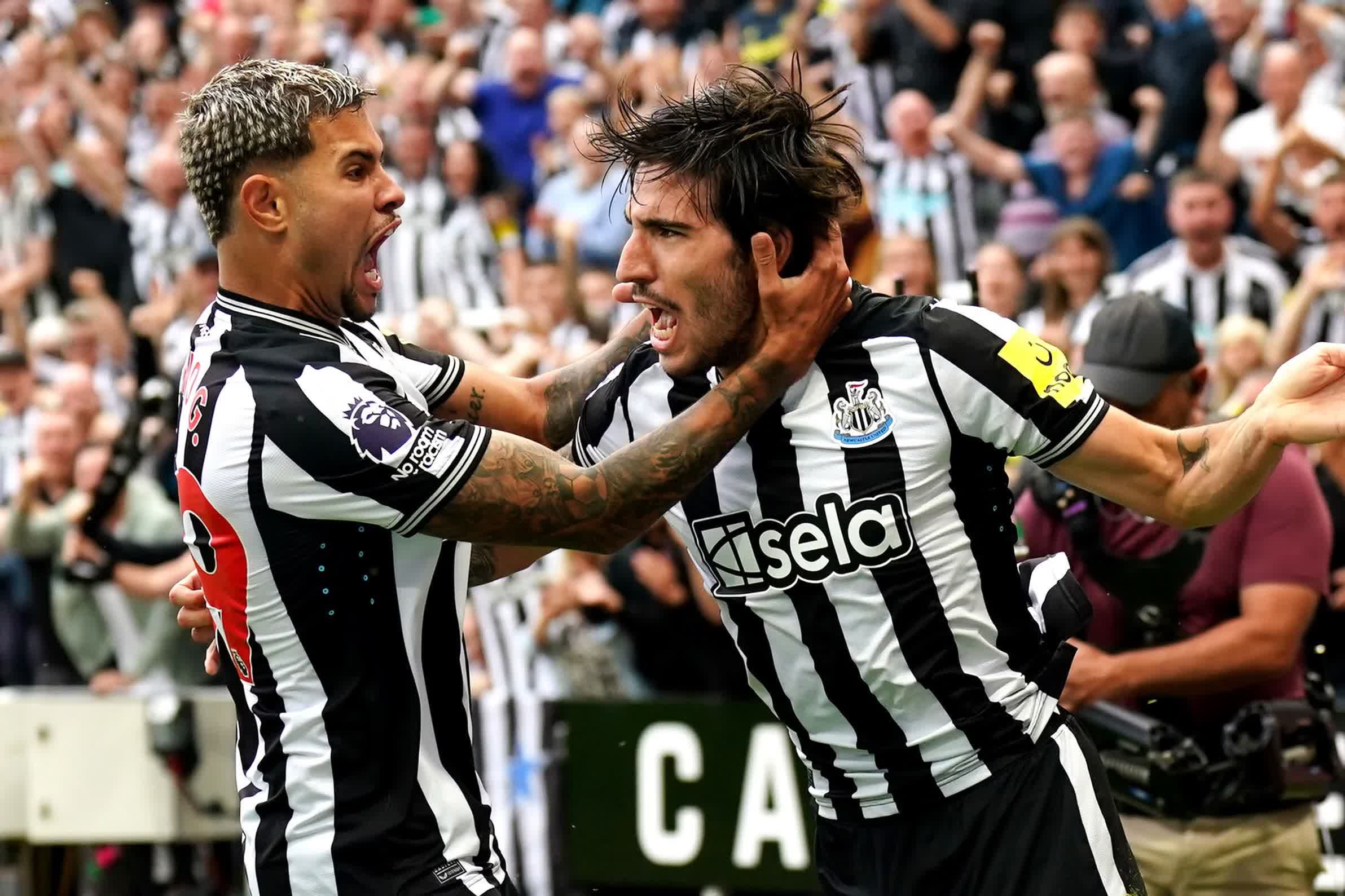 Newcastle V Aston Villa big-screen artwork, The Exchange 1856
