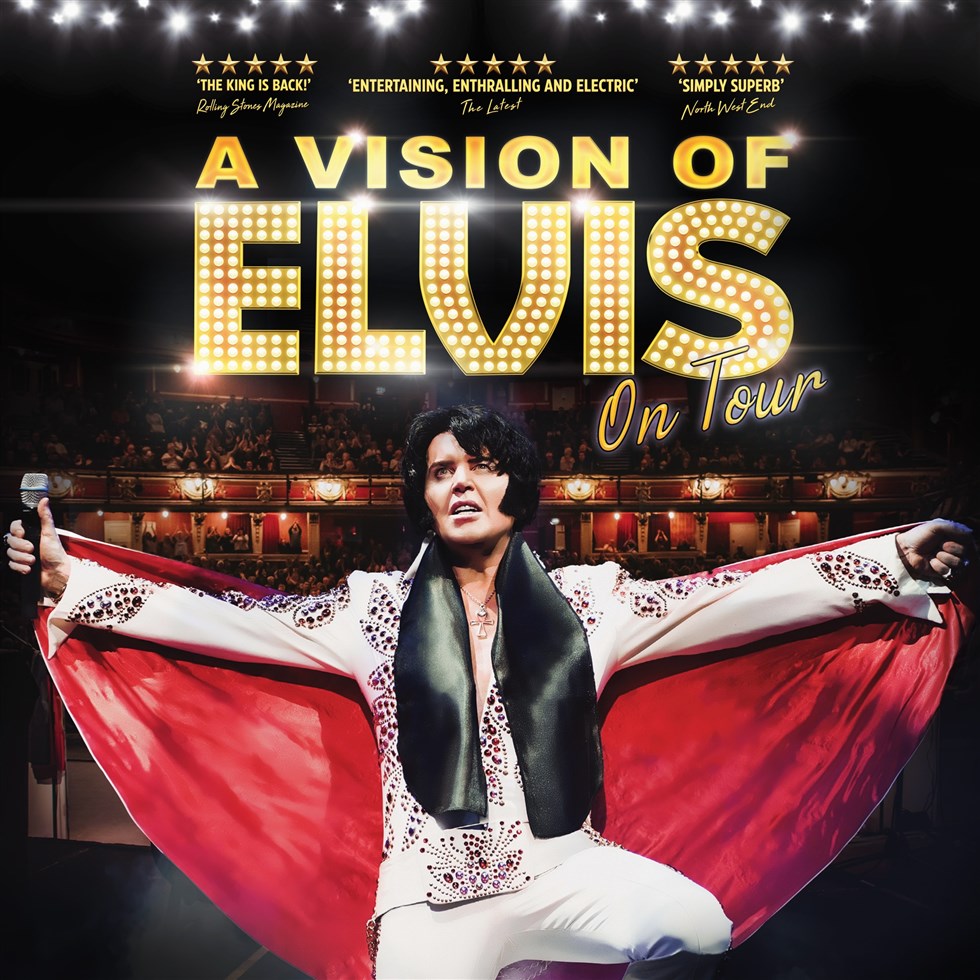A Vision of Elvis On Tour artwork, PLAYHOUSE Whitley Bay