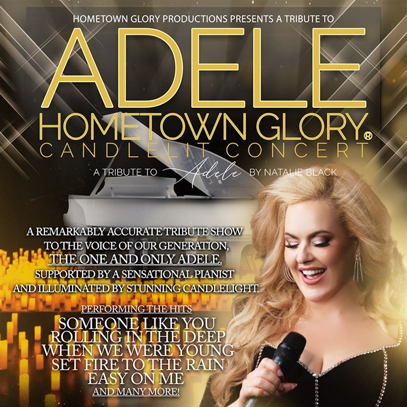 Home Town Glory: The Adele Concert artwork, PLAYHOUSE Whitley Bay