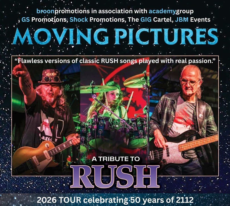 Moving Pictures: A Tribute to RUSH artwork, PLAYHOUSE Whitley Bay