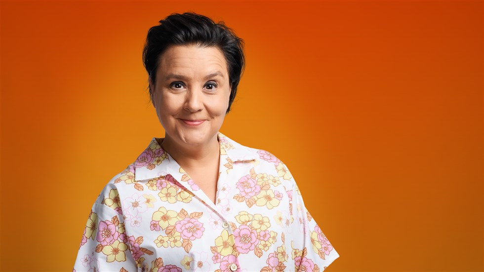 Susan Calman: Tall Tales portrait artwork, PLAYHOUSE Whitley Bay