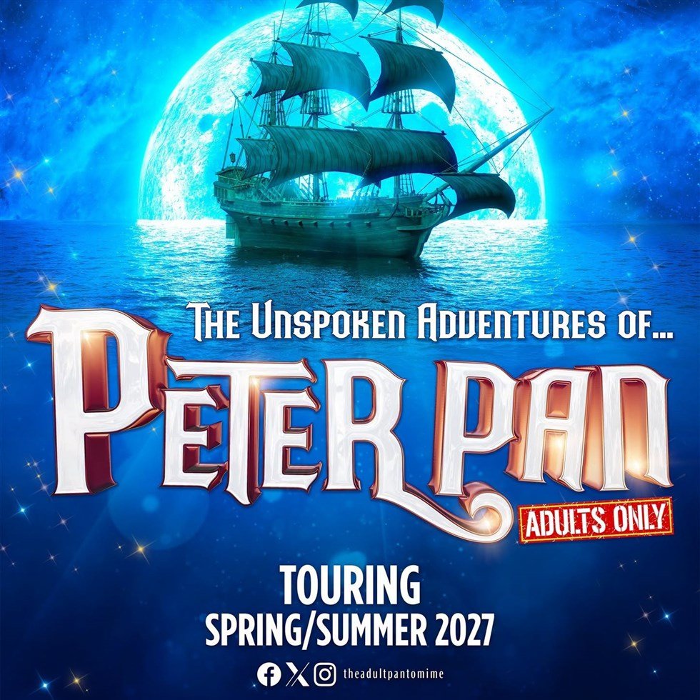The Adult Pantomime: The Unspoken Adventures of Peter Pan artwork, PLAYHOUSE Whitley Bay