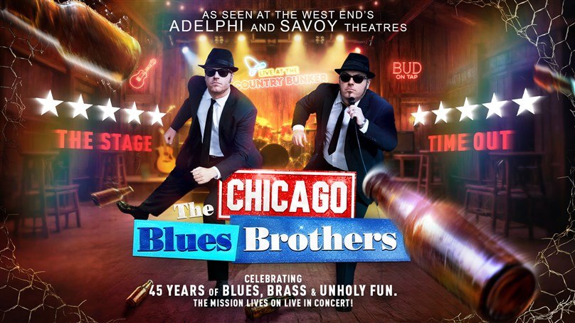 The Chicago Blues Brothers artwork, PLAYHOUSE Whitley Bay